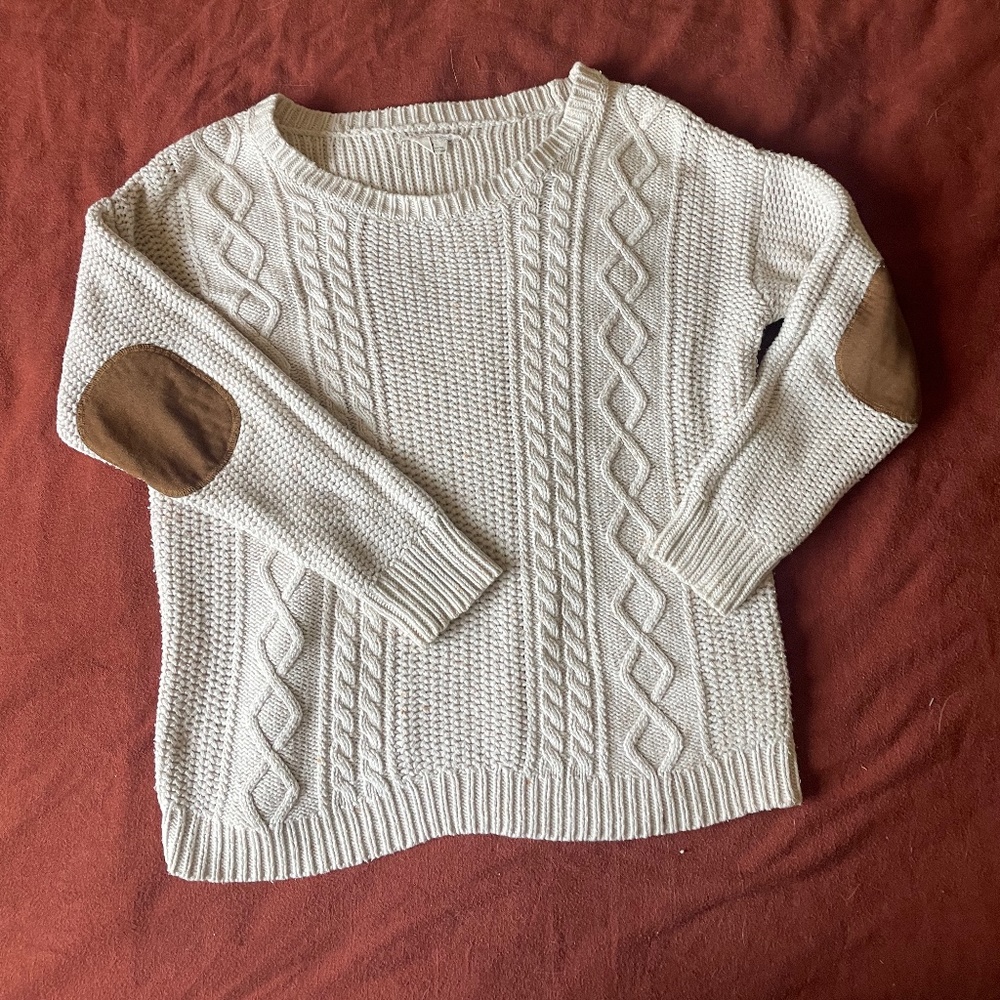 Cable knit fisherman sweater